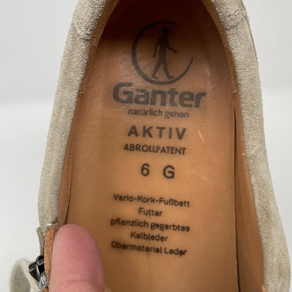 Ganter Gisa 7 Aktiv Taupe Nubuck Zip Rocker Black - Picture 7 of 10